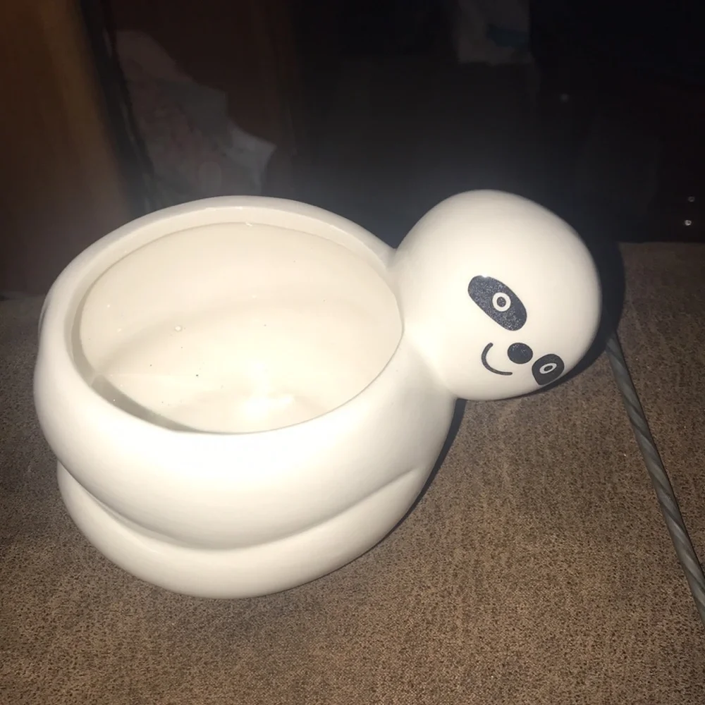 NWT white sloth vase planter